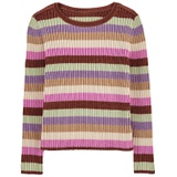 Little Girls Striped Chenille Sweater