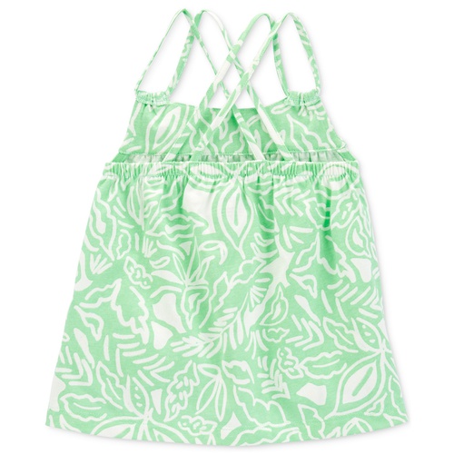카터스 Toddler Girls Floral-Print Tank Top & Shorts 2 Piece Set