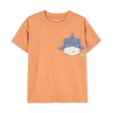Toddler Boys Shark-Pocket Graphic T-Shirt