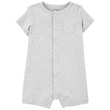 Carters Baby Striped Snap-Up Romper