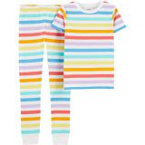 Carters Kid 2-Piece Rainbow 100% Snug Fit Cotton PJs
