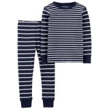 Carters Baby 2-Piece Striped 100% Snug Fit Cotton PJs