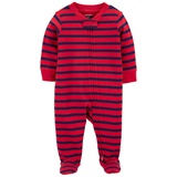 Carters Baby Striped 2-Way Zip Cotton Footed Sleep & Play