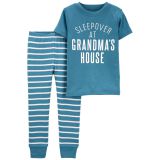 Carters Baby 2-Piece Grandma 100% Snug Fit Cotton PJs