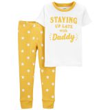 Carters Baby 2-Piece Daddy 100% Snug Fit Cotton PJs