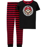 Carters Kid 2-Piece Mario 100% Snug Fit Cotton PJs