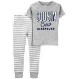 Carters Baby 2-Piece Cousin Crew 100% Snug Fit Cotton PJs