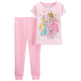 Carters Toddler 2-Piece Disney Princess 100% Snug Fit Cotton PJs