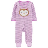 Carters Baby Owl 2-Way Zip Cotton Sleep & Play