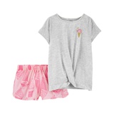 Carters Kid 2-Piece Ice Cream Loose Fit Poly PJs