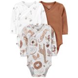 Carters 3-Pack Side-Snap Bodysuits