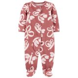 Carters Butterfly Snap-Up Cotton Sleep & Play