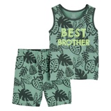 Carters 2-Piece Best Brother Cotton Outfit