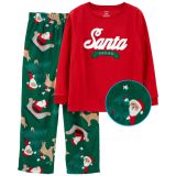 Carters 2-Piece Santa Fleece PJs