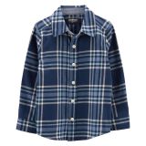 Carters Baby Cozy Flannel Button-Front Shirt