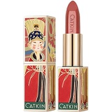 CATKIN Rouge Matte Lipstick, Waterproof Long Lasting Satin Moisturizing Smooth Soft 0.13 Ounce-Chinese Style-CO150