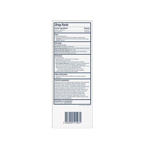  Cerave 100% Mineral Sunscreen SPF 30 | Face Sunscreen with Zinc Oxide & Titanium Dioxide for Sensitive Skin | 2.5 oz, 1 Pack