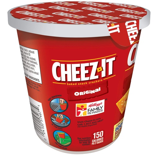  Cheez-It Baked Snack Cheese Crackers, Original, 2.2oz Caddies (10 count)