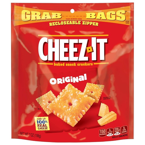  Cheez-It, Baked Snack Cheese Crackers, Cheddar Jack, 7oz (6 Count)