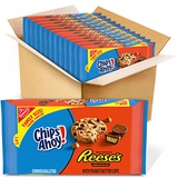 Chips Ahoy! Cookies with Reese’s Peanut Butter Cups Family Size 14.25 oz Packs, Chocolate Chip, 12 Count