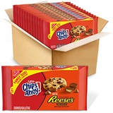 Chips Ahoy! Chewy Reeses Peanut Butter Cup Chocolate Cookies, Twelve 14.25oz Packages, 12Count