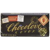 Chocolove Dark Chocolate, Strong 70%, 3.2 Ounce (Pack of 12)