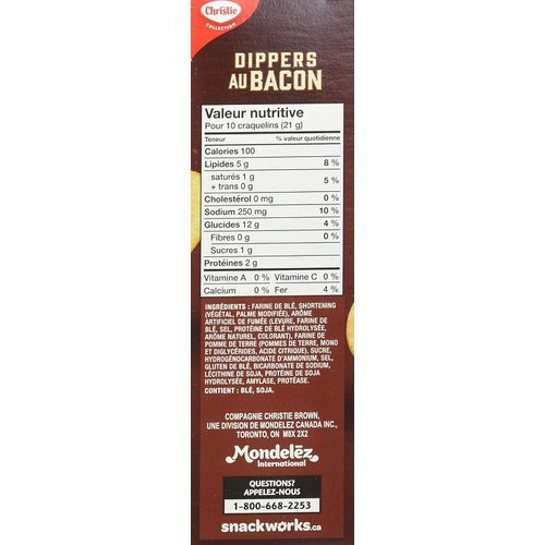  Christie Bacon Dippers Crackers, Ideal for Dipping, 200g/7.05 Ounces