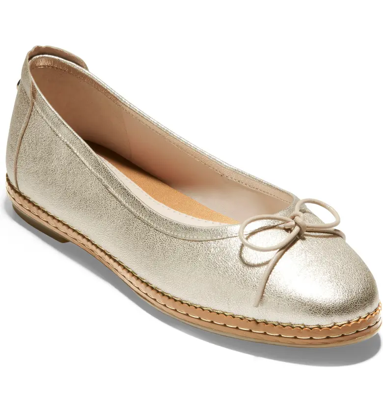 Cole Haan Cloudfeel All Day Ballet Flat_SOFT GOLD NEBULA