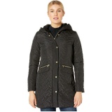 Cole Haan Quilted Faux Sherpa Lined Jacket