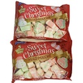 Colombina Sweet Christmas Marshmallows 5.1 oz (145g) Vanilla Flavored 3 Different Shapes 2 Bags