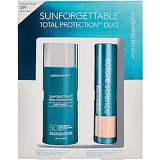 Colorescience Sunforgettable Total Protection Mineral Sunscreen Duo Kit, Face Shield SPF 50 & Brush-On Sunscreen SPF 50 in Medium Shade