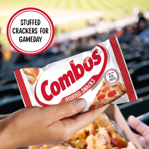  COMBOS Pepperoni Pizza Cracker Baked Snacks Bag 1.7 Ounce (Pack of 36)