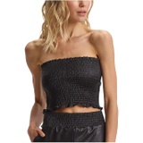 Commando Faux Leather Smocked Tube Top FLT202