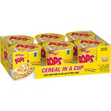 Kellogg’s Corn Pops,Breakfast Cereal in a Cup,Bulk Size, 12 Count (Pack of 2, 9 oz Trays)
