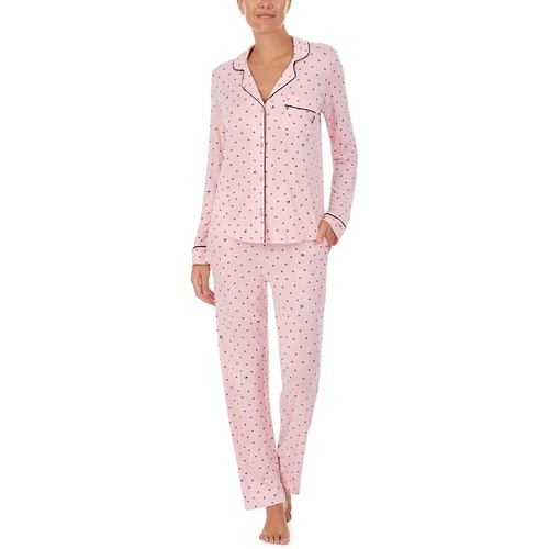 DKNY DKNY Long Sleeve Notch Collar Pajama Set