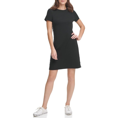 DKNY DKNY Short Sleeve Side Logo Tape Tee Dress