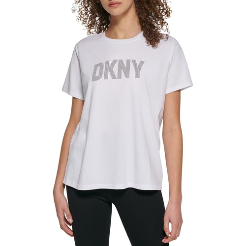 DKNY DKNY Stripe Logo Tee