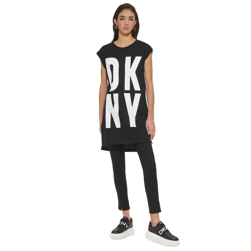 DKNY High-Low Logo Tunic