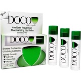 DocoShield Cold Sore Prevention Lip Balm w/Docosanol and Lysine (3-Pack)