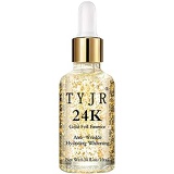 D-XinXin 24K Gold Polypeptide Serum, 100% Natural Formula Vitamin C Anti aging and Wrinkle Resistant Hydration Essence for Face Skin, Intense Hydrating Ampoules Moisturizer Serum (