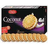 Dare Coconut Creme Cookies  Made with Real Coconut and No Artificial Flavors, Peanut Free  10.2 Ounces (Pack of 12)