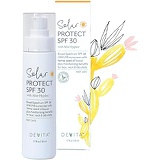 DeVita Solar Protect SPF30 Sunscreen For Face, Neck & Decollete with Aloe-Hyplex vegan anti-aging facial moisturizer cream with spf - for UVA/UVB - for dry mature normal skin