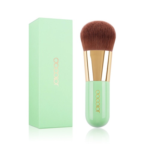  Docolor Kabuki Foundation Face Powder Brush Portable Makeup Cosmetic Tool (Green)