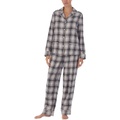 Donna Karan Notch Collar Pajama Set