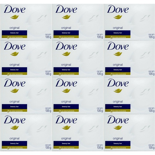  Dove White Cream Bar 4.75 Oz / 135 Gr (Pack of 12)