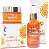 Dr Rashel Vitamin C Face Serum And Vitamin C Face Cream Variety Pack | Hyaluronic Acid, Anti Aging and Collagen Essence
