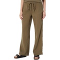 Dylan by True Grit Cotton Gauze Wide Leg Pants with Pockets