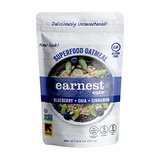 Earnest Eats Superfood Oatmeal, Hot Cereal with Quinoa, Superfood Blueberry Chia Blend, 75.6 Oz, Pack Of 6