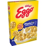 Kelloggs Eggo, Breakfast Cereal, Blueberry Waffle, Good Source of 8 Vitamins and Minerals, 8.8oz Box