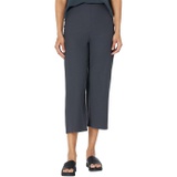 Eileen Fisher Straight Cropped Pants in Washable Stretch Crepe